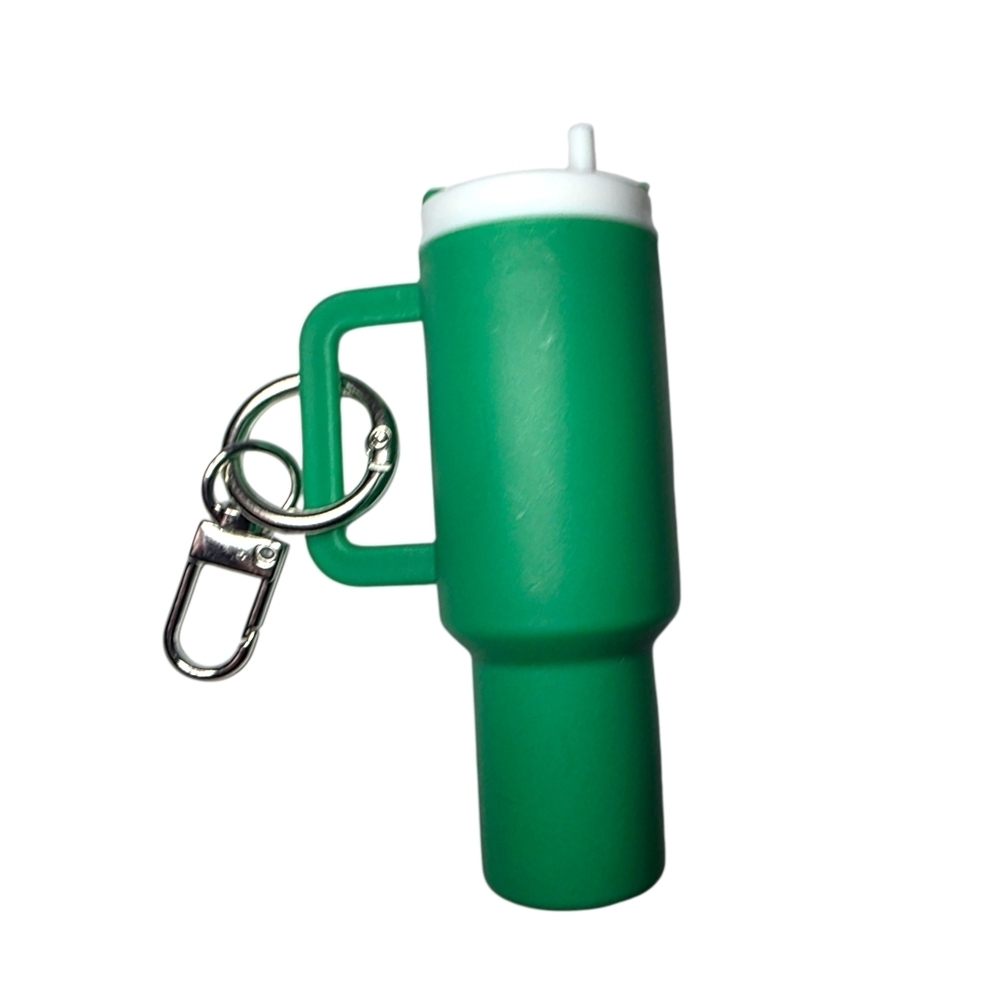 Mini Tumbler Cup Cute Stanley Style Bag Charm Kelly Green